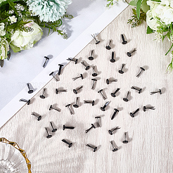 300 шт. плоские круглые железные гвозди IFIN-CP0001-08