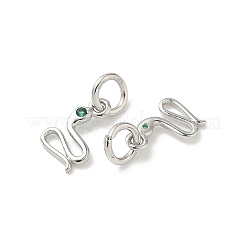 Латунные микро проложить кубического циркония подвески&nbsp;KK-D386-01P