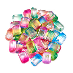 45 шт. 9 стиля градиентных цветных прозрачных смоляных кабошонов&nbsp;RESI-TA0003-11
