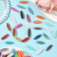 100 шт. акриловые бусины с имитацией рисовых камней&nbsp;OACR-SP0001-66
