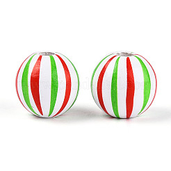 Окрашенные распылением деревянные бусины Schima WOOD-T032-36B