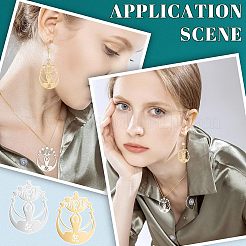 8 шт. 4 стиля подвески из нержавеющей стали 201&nbsp;STAS-UN0033-89