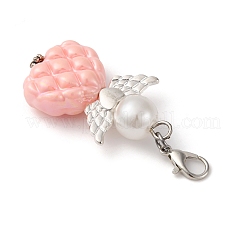 Ангел пластиковые жемчужины и акриловые подвесные украшения&nbsp;HJEW-JM03466