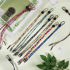 10 шт. шнурок для очков из полиэстера в этническом стиле 10 цвета AJEW-GF0007-12