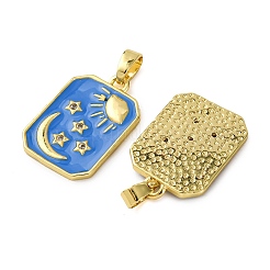 Латунные микро проложить кубического циркония подвески KK-F911-16G-01