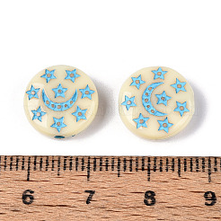 Окрашенные непрозрачные акриловые бусины OACR-T029-02C