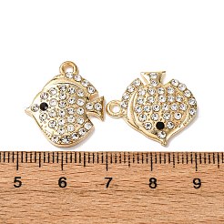 Сплава с стразами подвески&nbsp;FIND-H051-04G