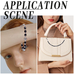 2шт стеклянный брелок&nbsp;HJEW-SC0002-25