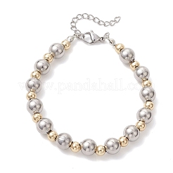 Браслеты из нержавеющей стали 304 с бусинами для женщин BJEW-JB12795