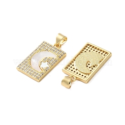 Латунные микро проложить кубического циркония подвески&nbsp;KK-U070-15G