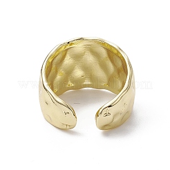 Стойка покрытие латунь открытые манжеты кольца RJEW-K257-33G