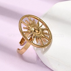 Открытые кольца-манжеты из нержавеющей стали 304 для женщин&nbsp;RJEW-A091-18G