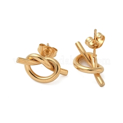 Серьги-гвоздики из нержавеющей стали 304&nbsp;EJEW-C099-19G