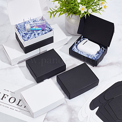 30 шт. подарочная коробка из крафт-бумаги двух цветов CON-DR0001-05