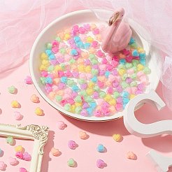 200 шт. Прозрачные акриловые бусины MACR-CJ0001-58