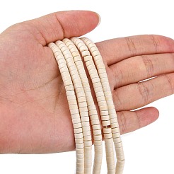 Синтетических нитей бирюзовые бусы TURQ-G110-5x3mm-11