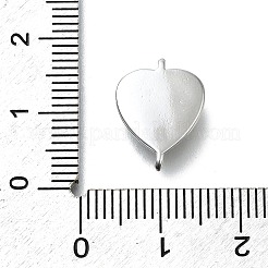 Латунные цветочные сердечки KK-K400-49P-03