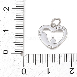 Латунные микро проложить кубического циркония подвески&nbsp;KK-P339-06P