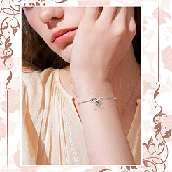 10 шт. латунная цепочка-слайдер для изготовления браслета&nbsp;AJEW-BBC0002-53P