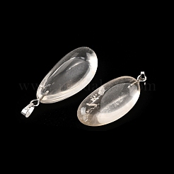 Природного кварца хрустальных подвесок G-S390-01B-P