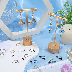 24 шт. 6 цвета фурнитура для сережек-гвоздиков из нержавеющей стали 304&nbsp;STAS-SC0009-55