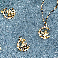 8шт латунные подвески с микропаве и кубическим цирконием&nbsp;KK-BBC0020-24