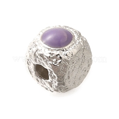 925 бусина из стерлингового серебра с эмалью STER-L066-05S-04