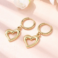 Серьги-кольца из нержавеющей стали 304 EJEW-P329-02B-G