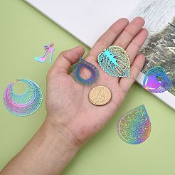 201 филигранный кулон из нержавеющей стали&nbsp;STAS-MSMC002-09