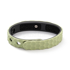 Плоские браслеты из силиконового шнура BJEW-F421-01E