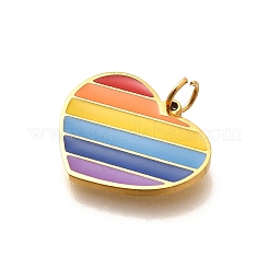 Эмалевые подвески из нержавеющей стали Pride 304&nbsp;STAS-B079-01G-14