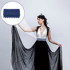 7.5 ярд полиэфирной цветочной кружевной ленты&nbsp;DIY-GO0001-77