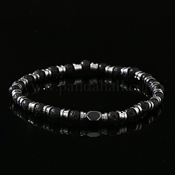 Бусины из натуральной лавы в стиле бохо CZ0038