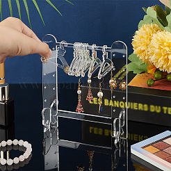 2 комплект акриловых подставок для сережек в форме бабочек&nbsp;EDIS-HY0001-13A