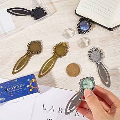 6 шт. 6 стиля закладки из сплава кабошон&nbsp;FIND-SC0015-30