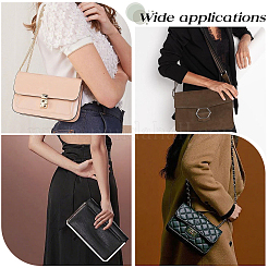 Цепочки для кошельков из искусственной кожи и сплава&nbsp;FIND-WH20033-034C-LG