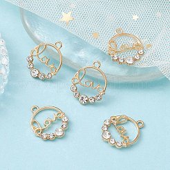 Сплава кристалла горный хрусталь подвески FIND-YW0001-99