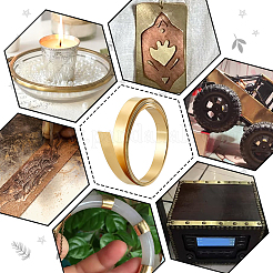 2м плоские латунные рулоны&nbsp;DIY-WH0308-769