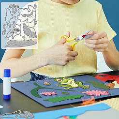 Углеродистая сталь разрезает трафареты DIY-WH0309-1962