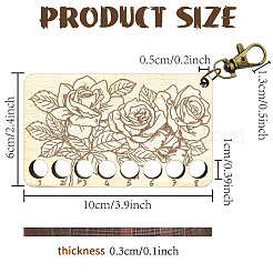 8-позиционные деревянные лотки для хранения ниток для вышивания TOOL-WH0056-020