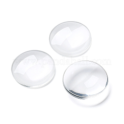 Прозрачные стеклянные кабошоны&nbsp;GGLA-CD0001-05