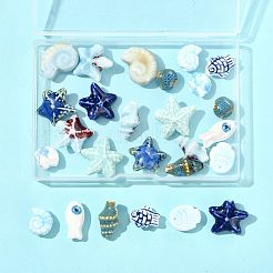 26шт 13 стиля фарфоровые бусины ручной работы&nbsp;PORC-FS0001-40