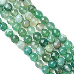 Натуральные полосатые агатовые / полосатые агатовые бусинки&nbsp;G-G581-8mm-12