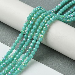 Гальванические стеклянные бусины&nbsp;LS-EGLA-P055-01B-01