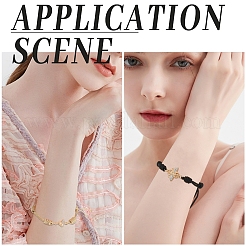 10шт 5 цвета регулируемый плетеный нейлоновый шнур для изготовления браслета AJEW-SC0002-18