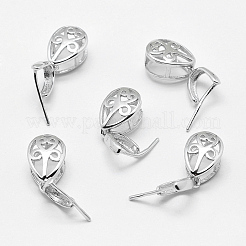 Антикоррозийное родиевое покрытие 925 серебряная подвеска STER-E050-36P-A