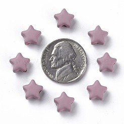 Лакированные бусины из акрила &nbsp;X-MACR-S373-45-O03