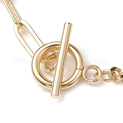 Гальванические ожерелья с подвесками из натурального кварца с шестиугольной призмой&nbsp;NJEW-JN04996