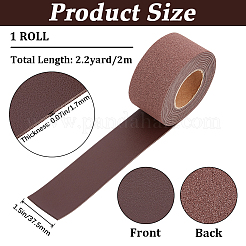 Ленты из искусственной кожи ПВХ длиной 2 м. SRIB-WH0011-125C-05