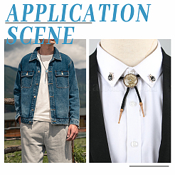 14 шт. двухцветные наконечники для шнура из ретро-сплава FIND-AR0005-49B